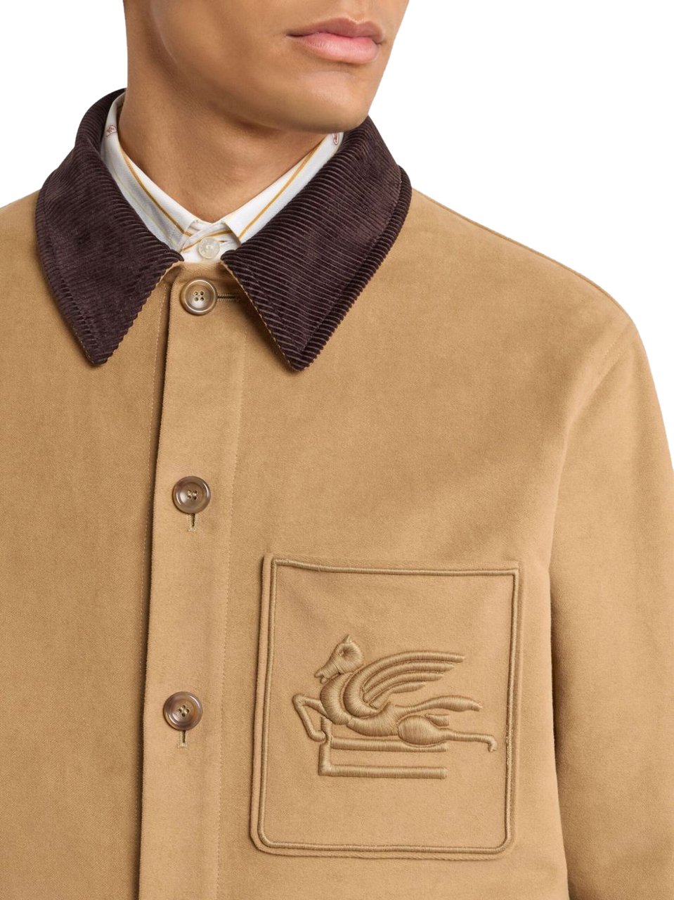 Etro Etro Coats Beige Beige