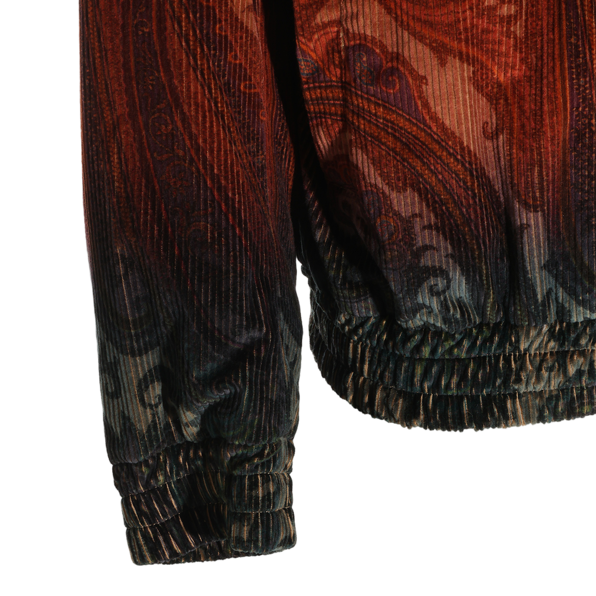 Etro Paisley Design Sweater with High Collar Zwart