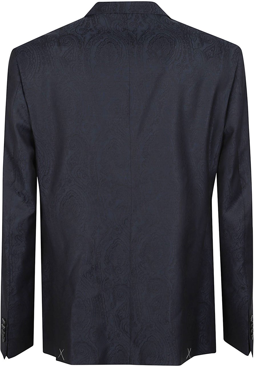Etro Roma Jacket Blue Blauw