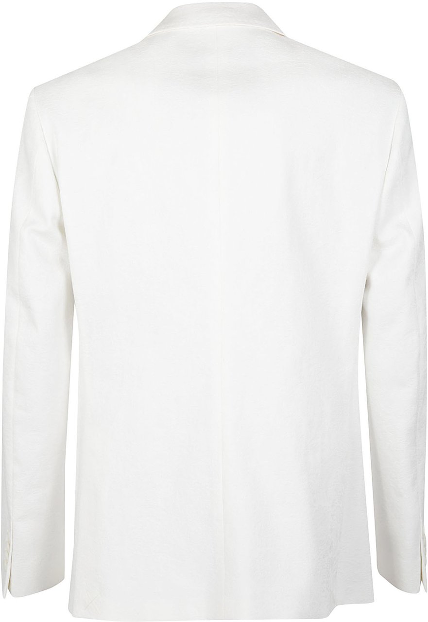 Etro Roma Single Breasted Jacket White Wit