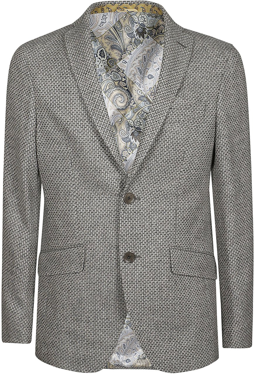 Etro Roma Jacket Grey Grijs