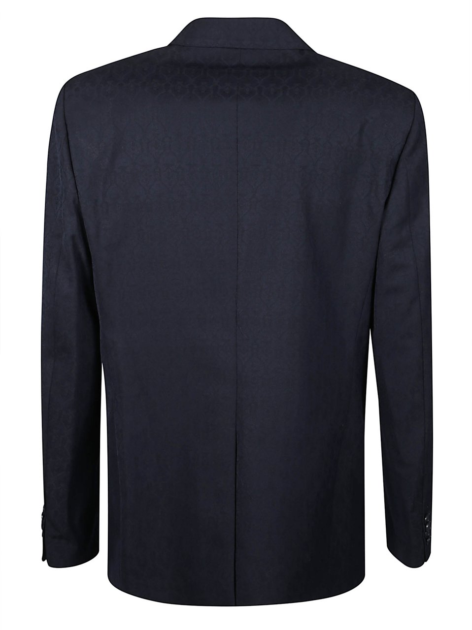 Etro Double Breasted Jacket Blue Blauw