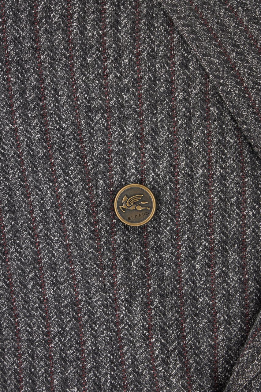Etro Etro Multicolor wool blend blazer Divers