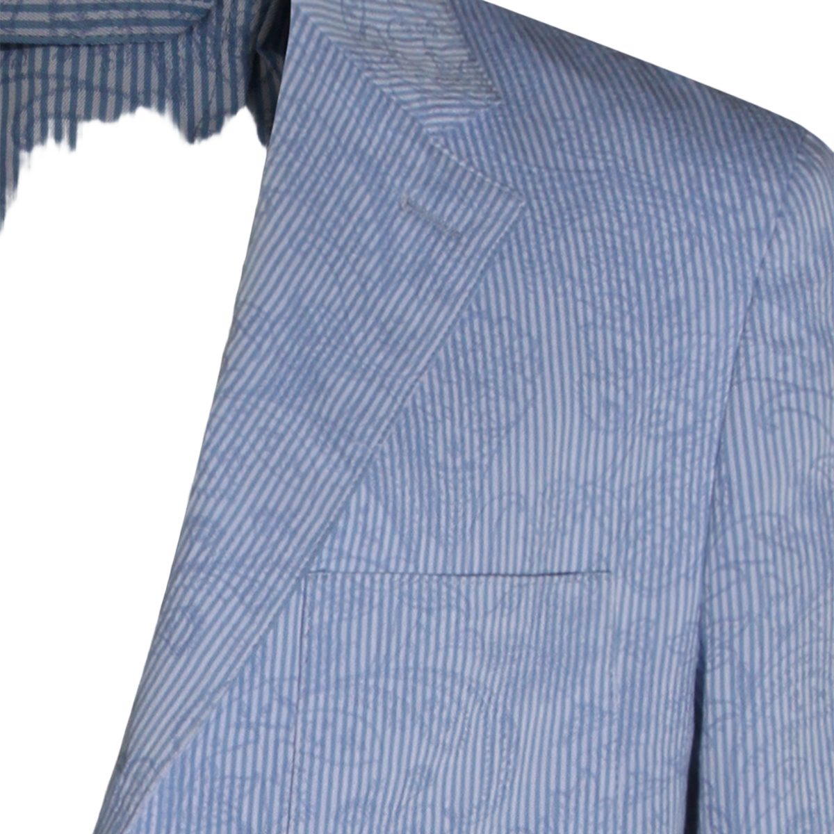 Etro Tailored Blue Jacket with Paisley Detail Blauw