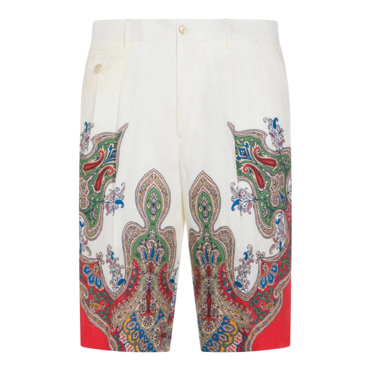 Etro Ornate Paisley-Patterned Etro Shorts Wit