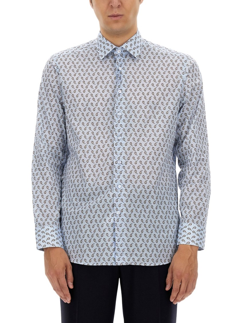 Etro "Rome" Shirt Blauw