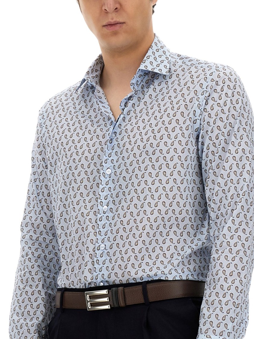 Etro "Rome" Shirt Blauw