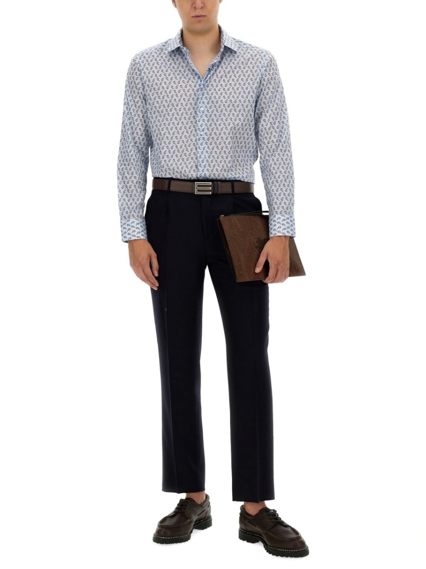 Etro "Rome" Shirt Blauw