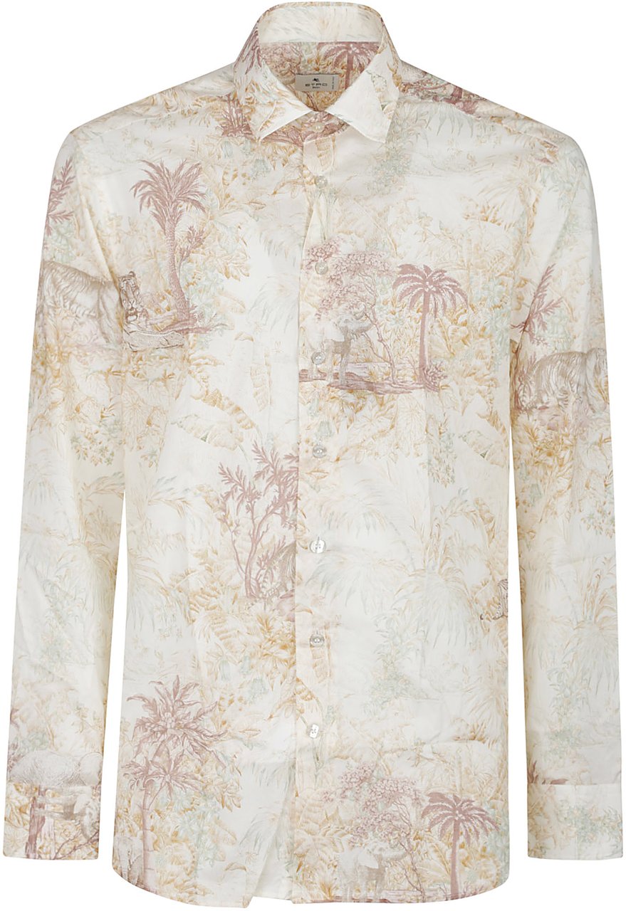 Etro Roma Long Sleeve Shirt Brown Bruin