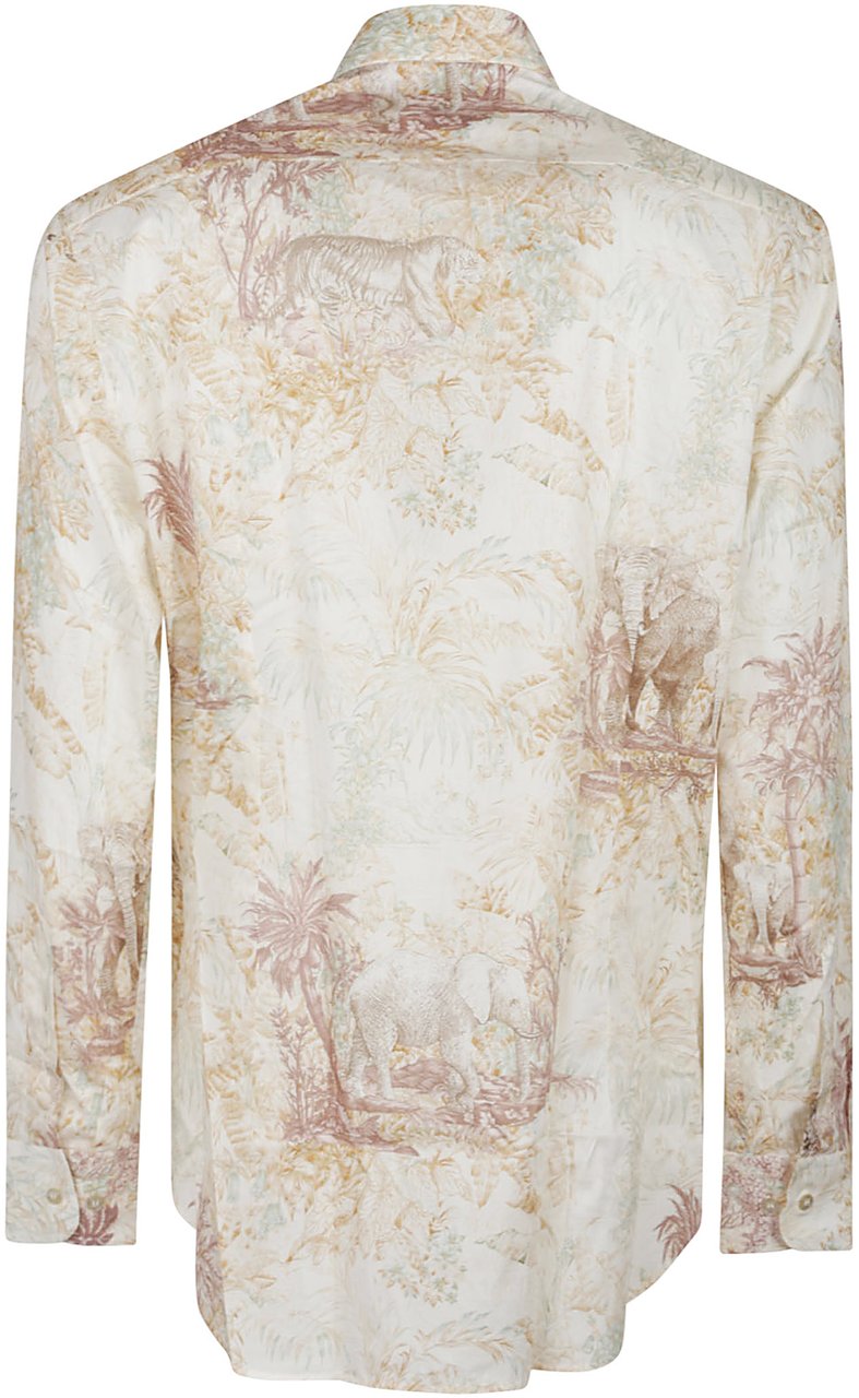 Etro Roma Long Sleeve Shirt Brown Bruin