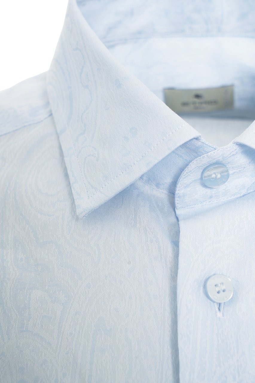 Etro Cotton shirt Blauw