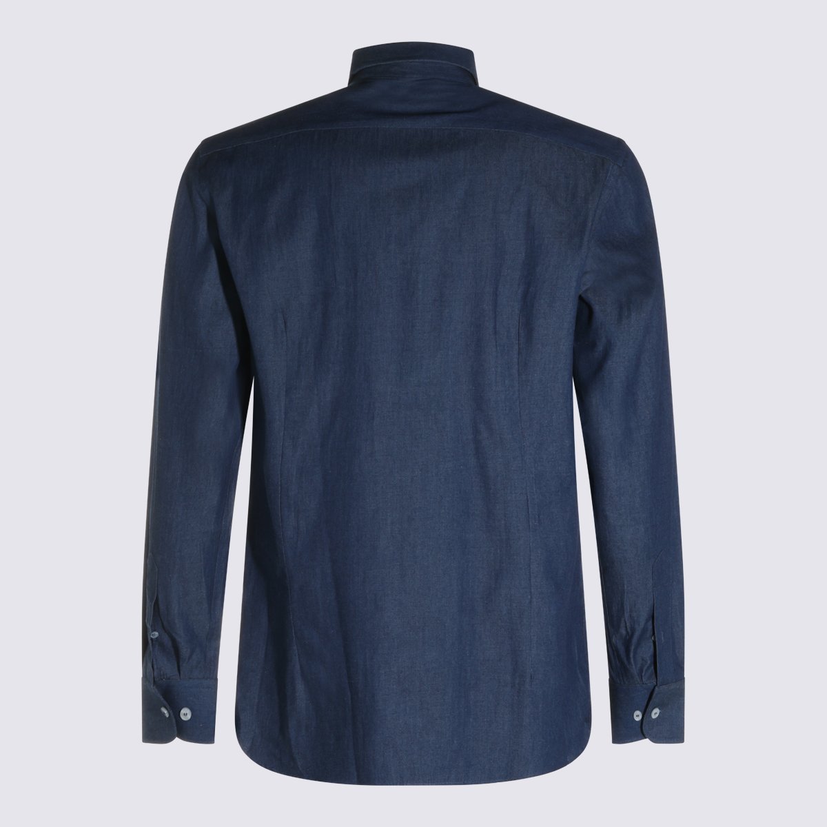 Etro Long-Sleeved Button-Down Shirt with Classic Collar Groen