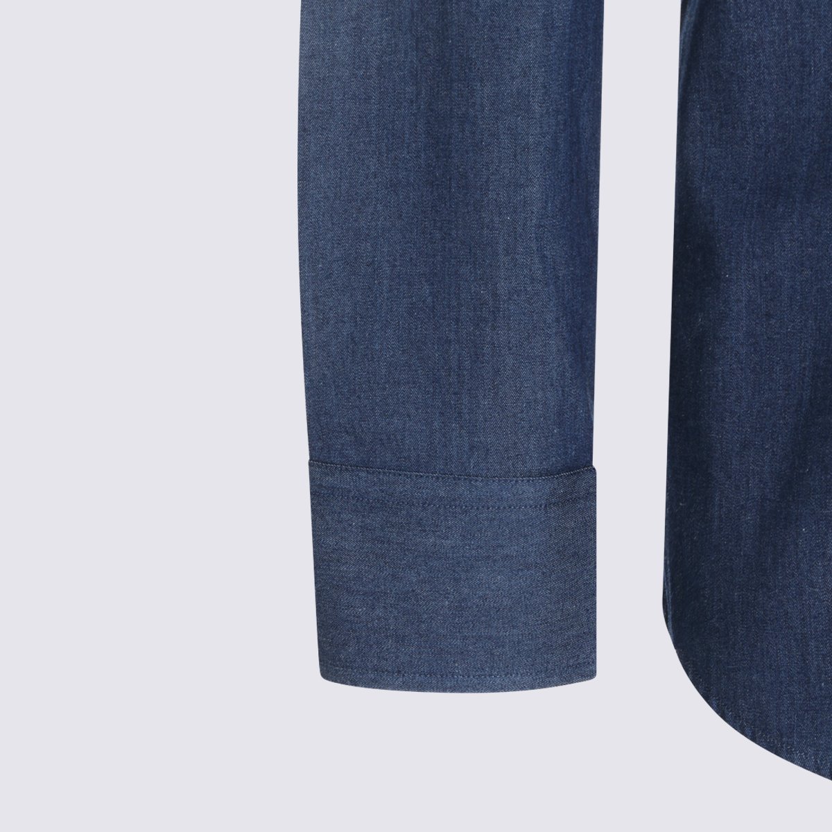 Etro Long-Sleeved Button-Down Shirt with Classic Collar Groen
