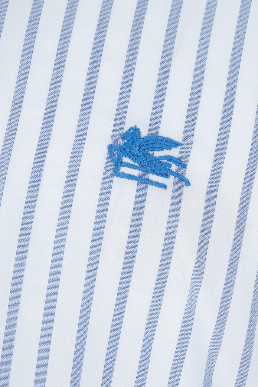 Etro Etro Embroidered cotton shirt Divers
