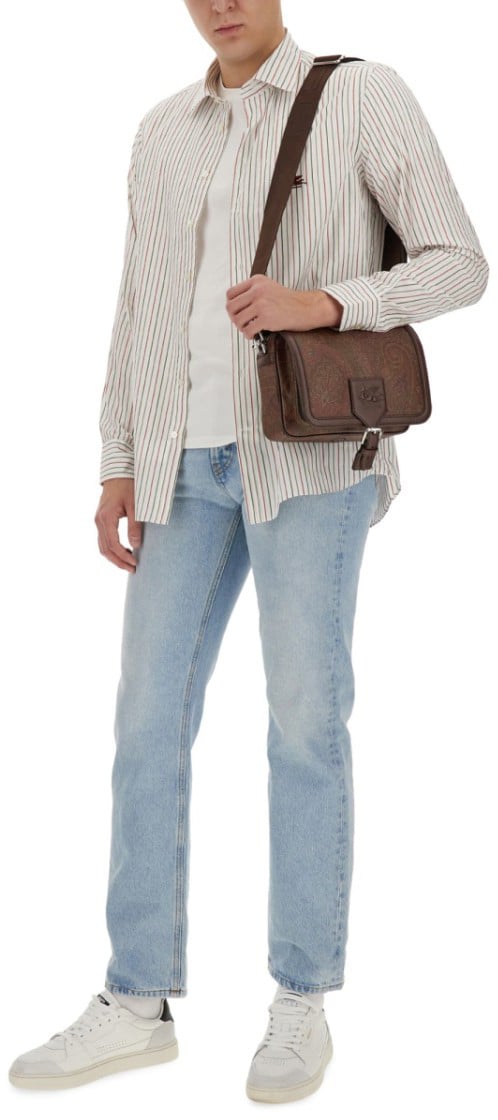 Etro Pegasus Logo Shirt Wit