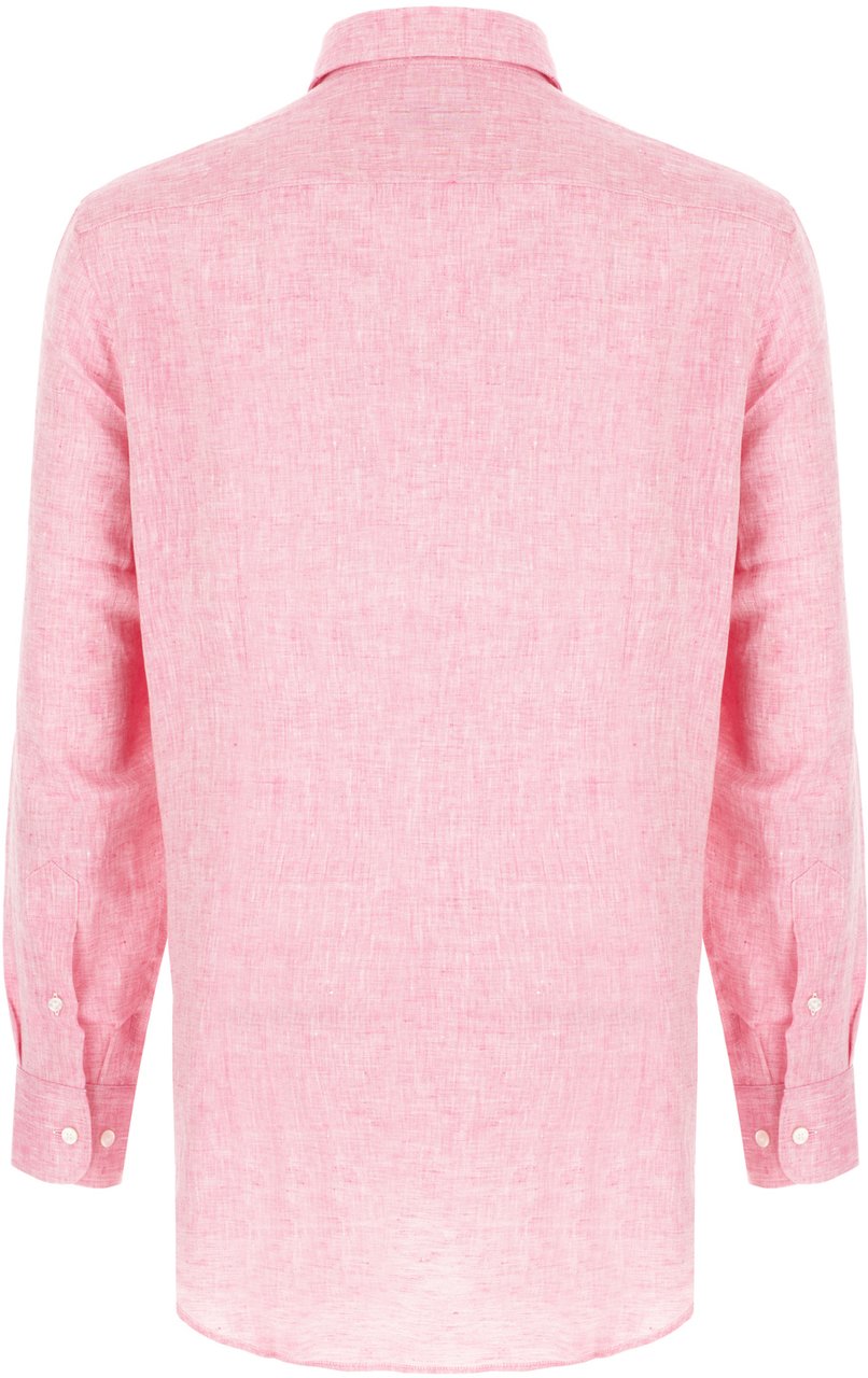 Etro Etro Pink linen shirt Roze