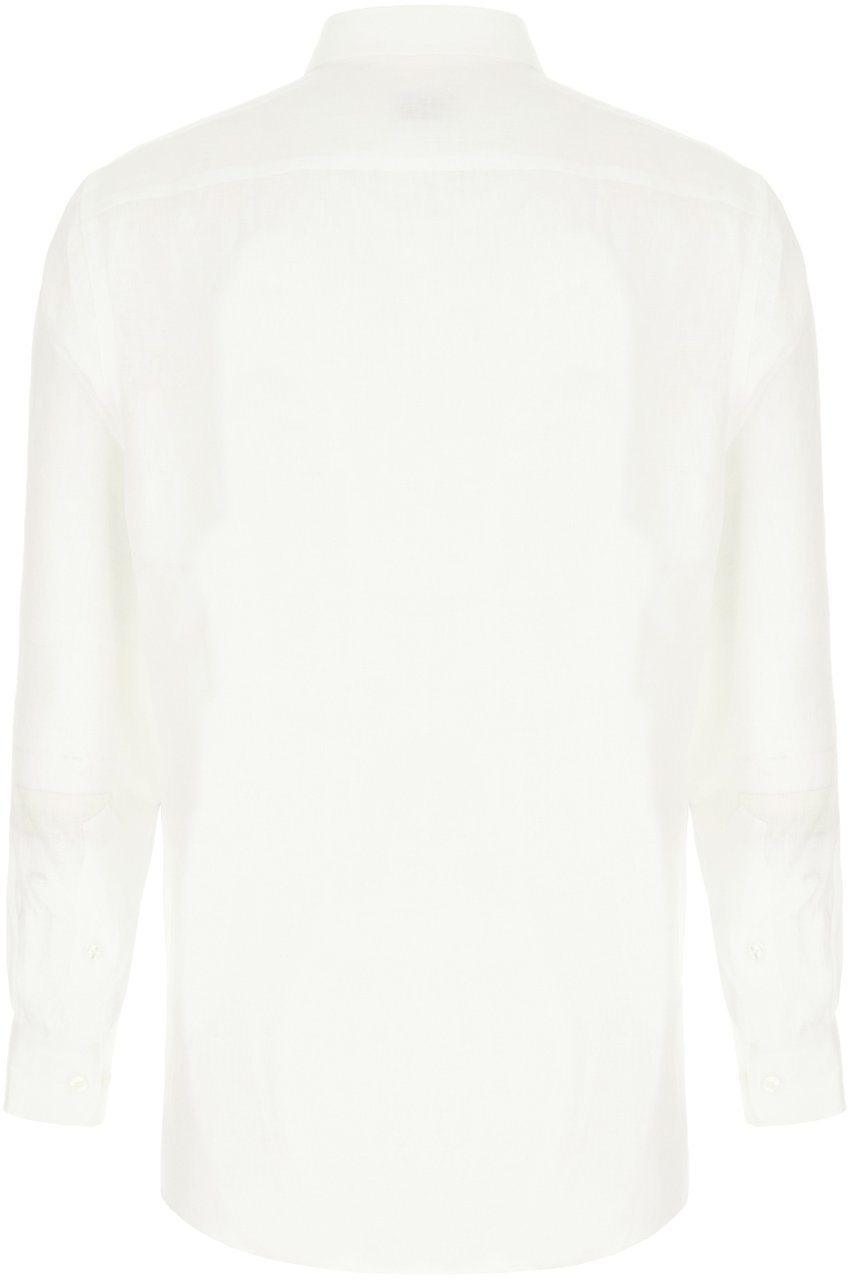Etro Etro White linen shirt Wit