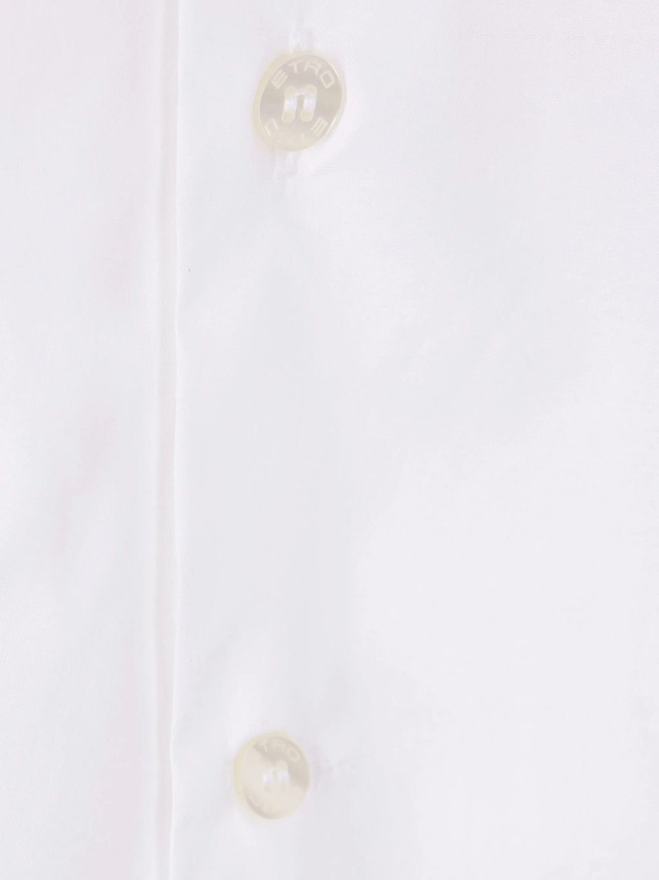 Etro Roma Logo Black Pegasus Cotton Shirt Wit