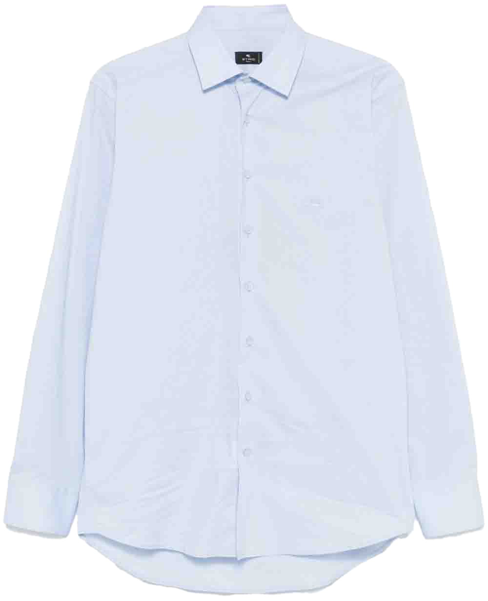 Etro Shirts Clear Blue Blauw