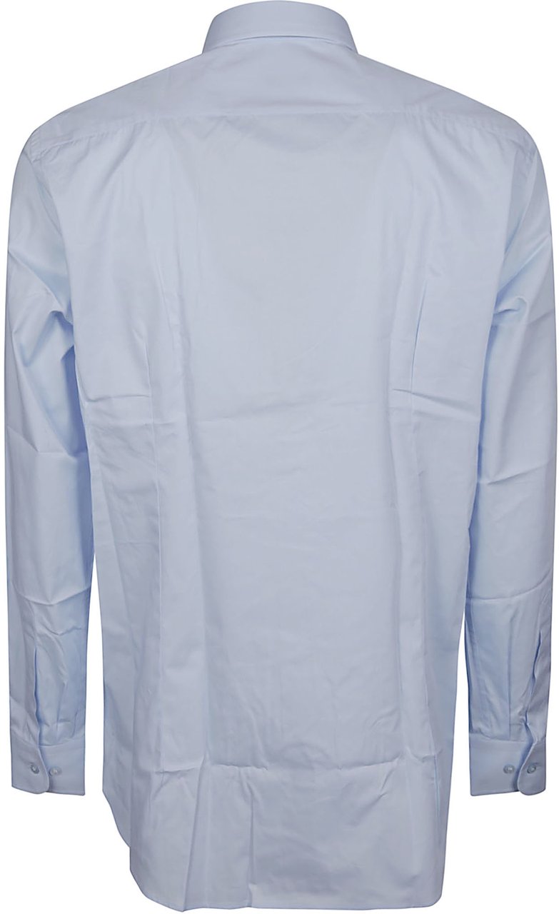 Etro Long Sleeve Roma Shirt Blue Blauw
