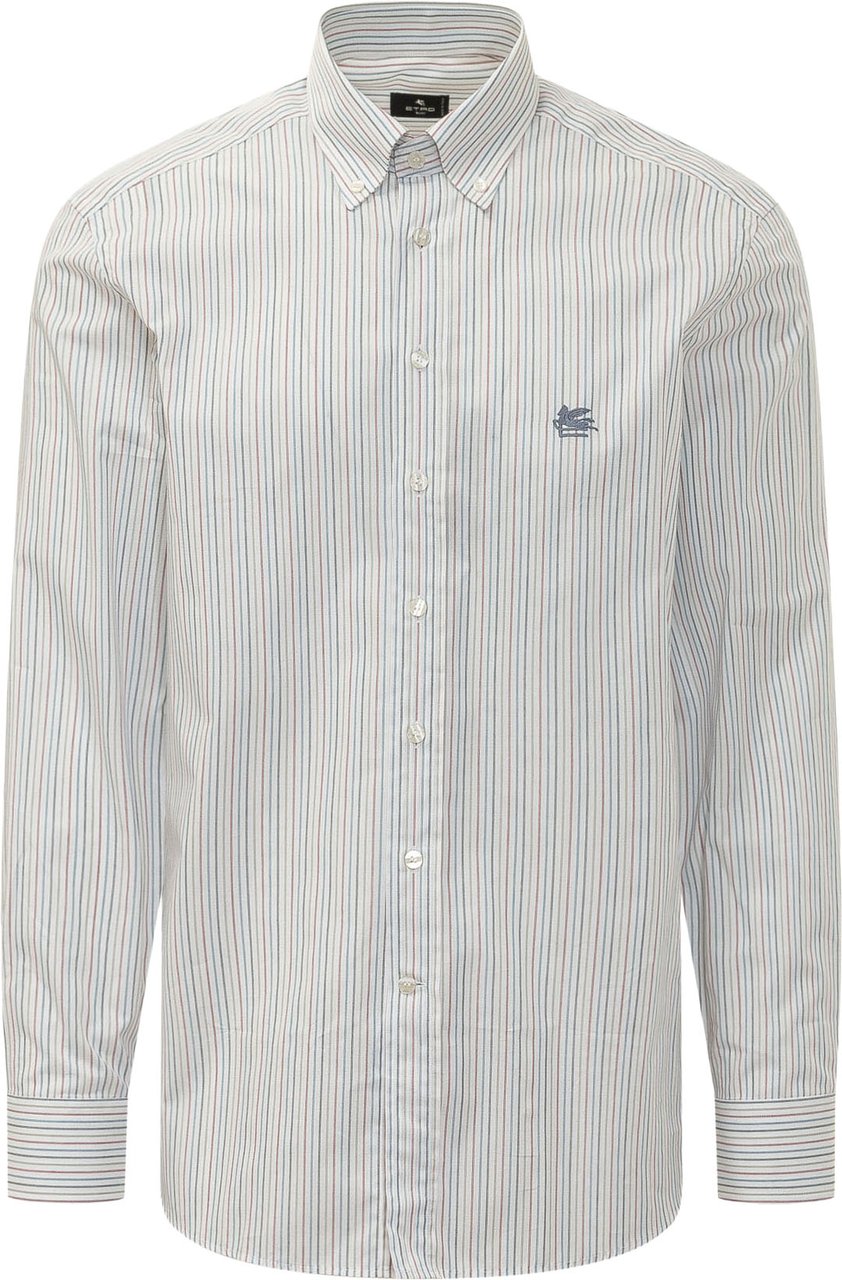 Etro Camicia Roma a Righe Verticali Wit