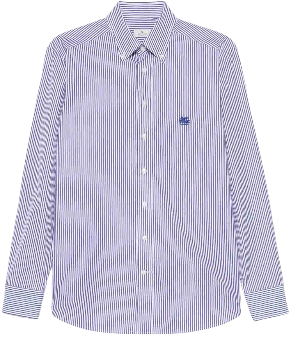 Etro Shirts Blue Blauw