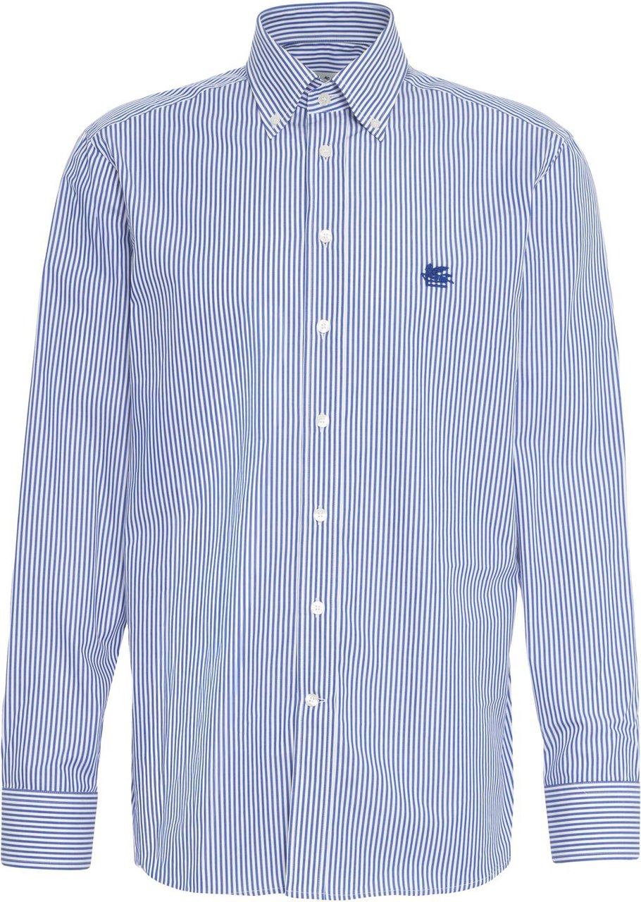 Etro Striped shirt Blauw