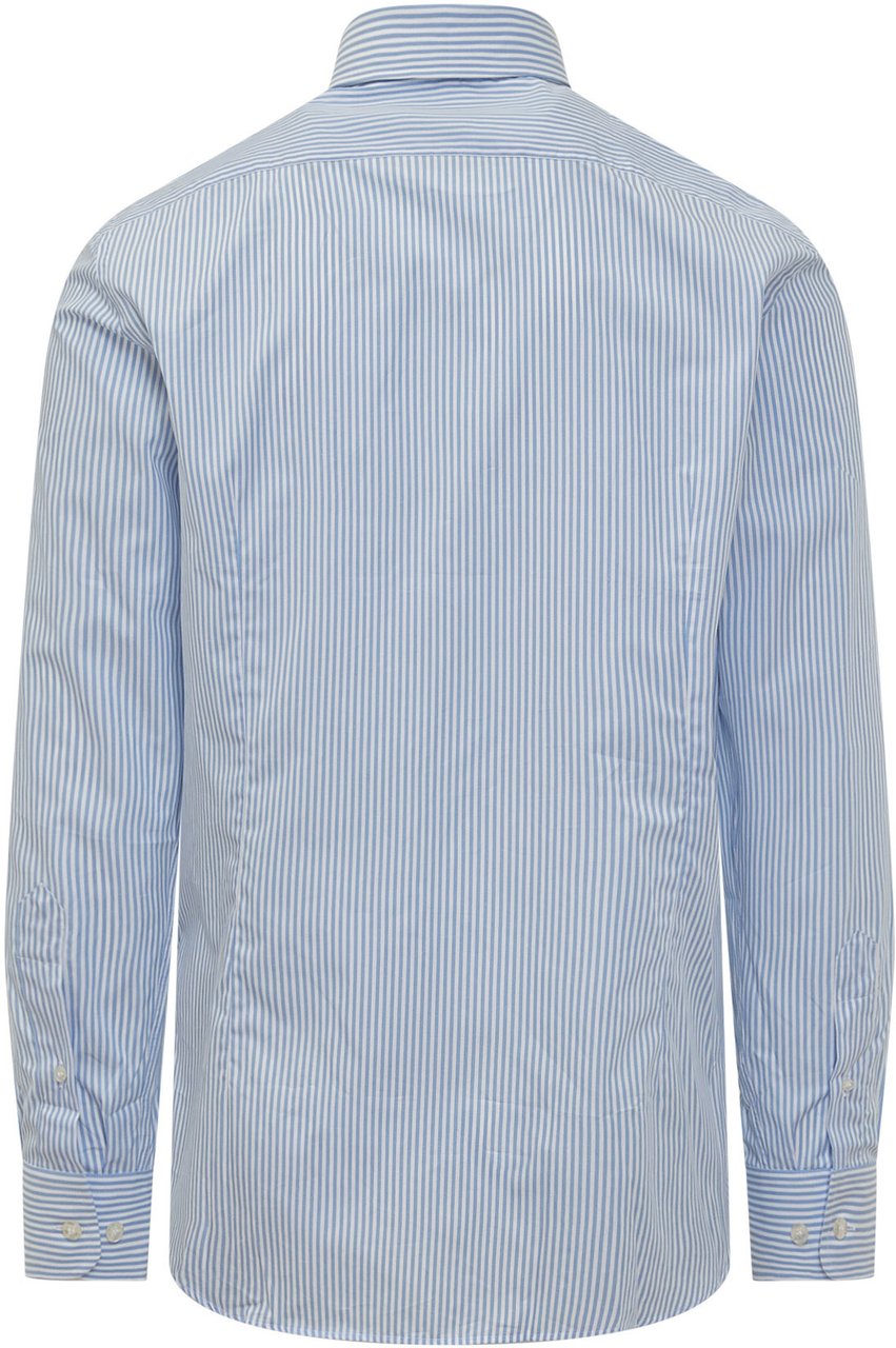 Etro Camicia Button-Down Slim Fit Lichtblauw