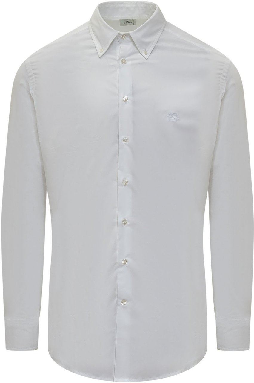 Etro Camicia in Cotone con Logo Wit