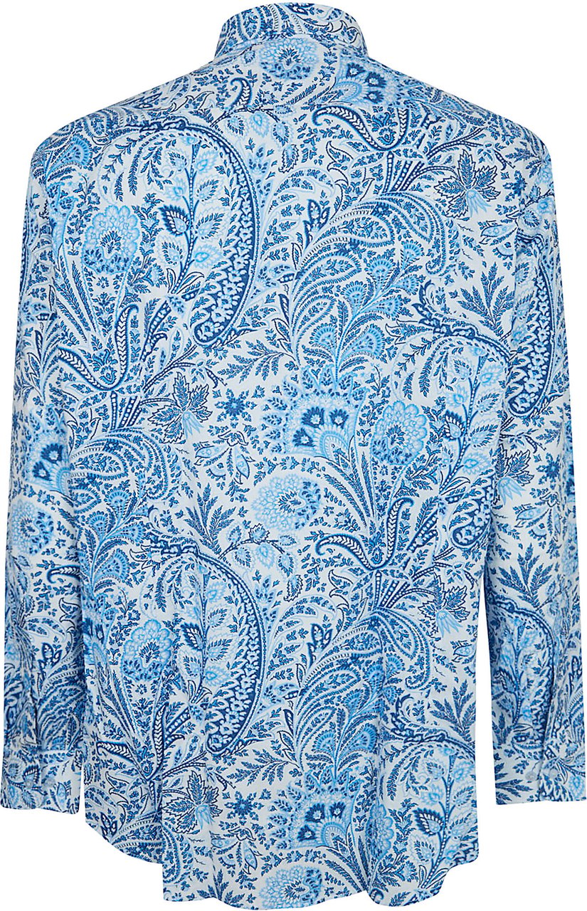 Etro ETRO ROMA 8 P.C. SHIRT Lichtblauw