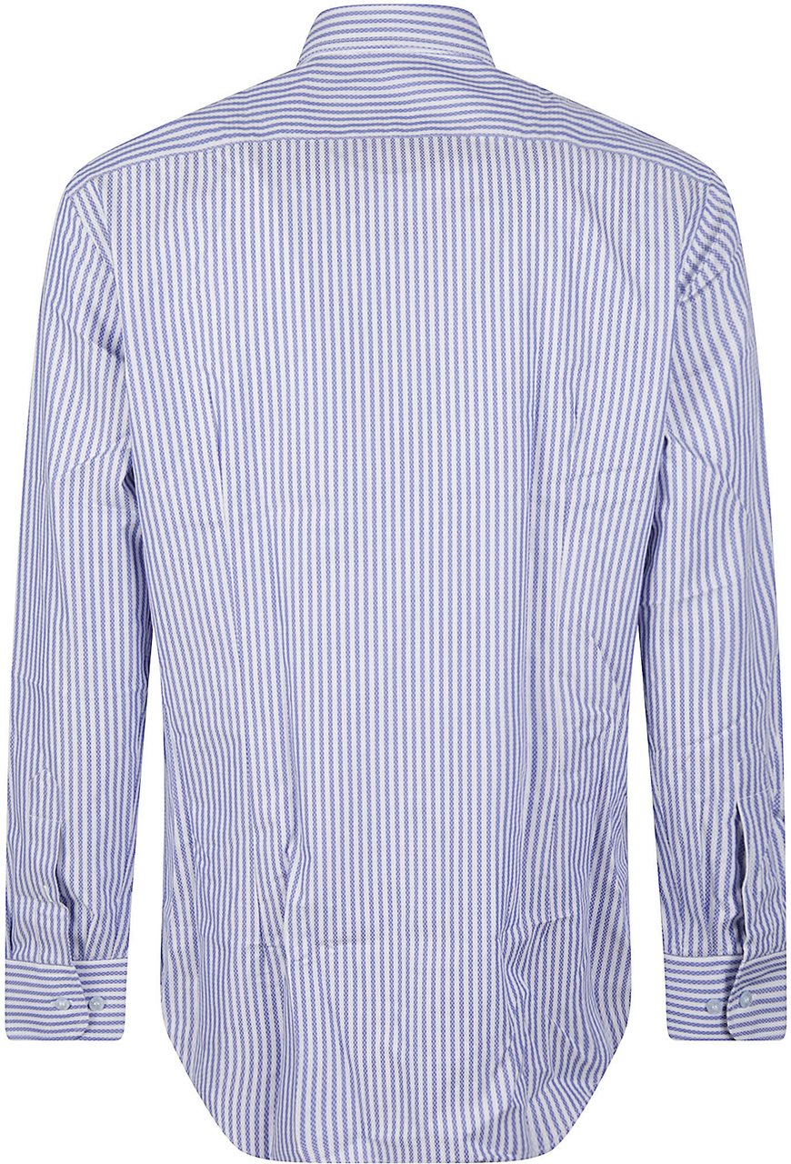 Etro Long Sleeve Shirt Blue Blauw