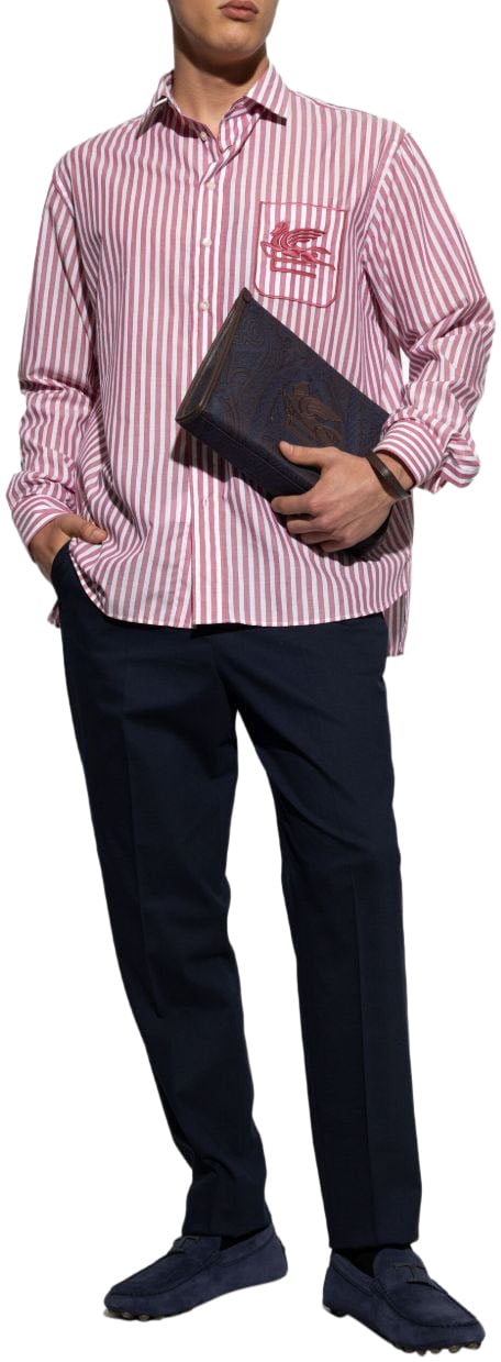 Etro Shirts Red Rood