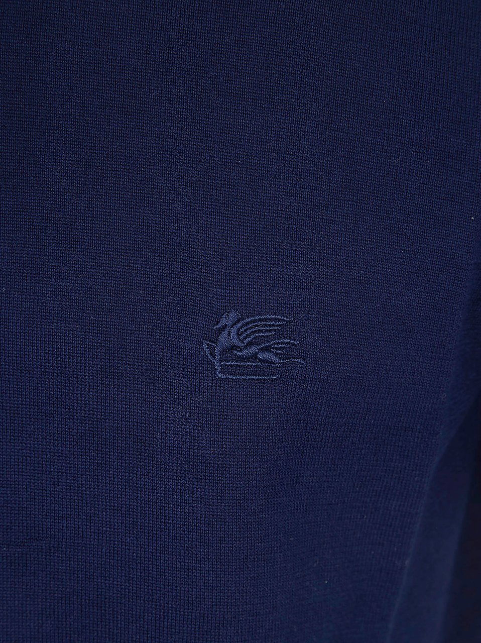 ETRO KNITTED POLO S/S Wit