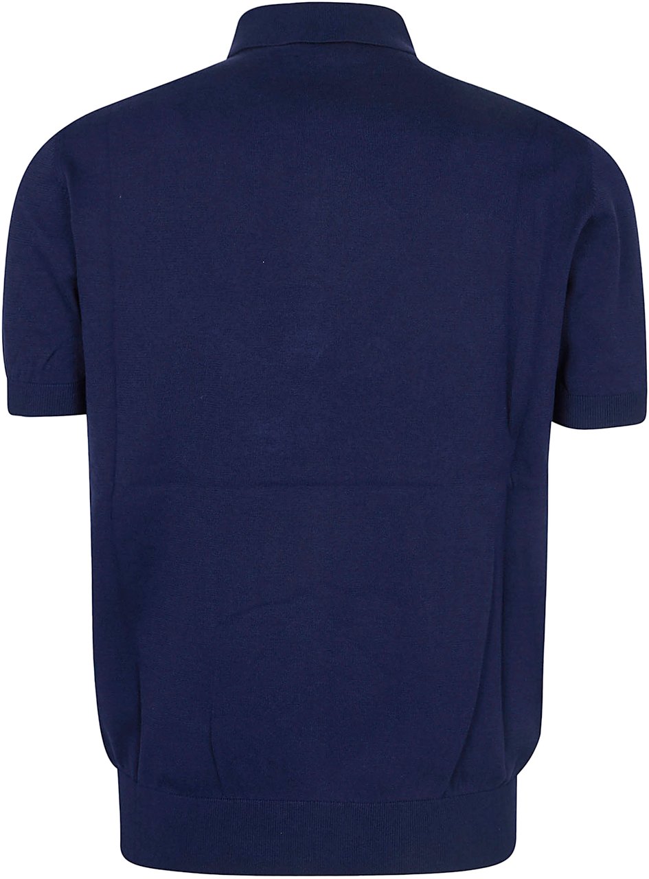 ETRO KNITTED POLO S/S Wit