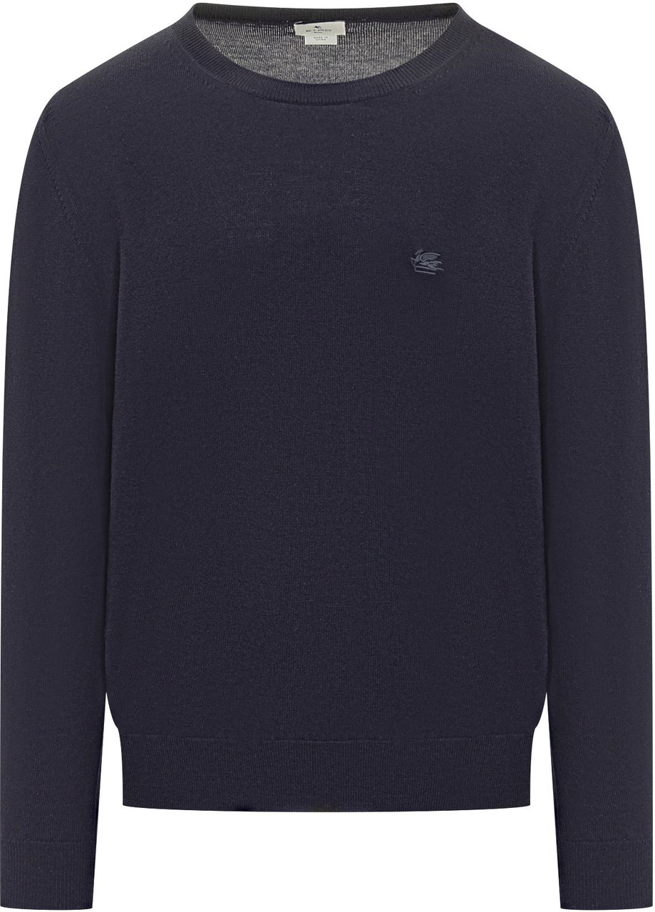 Etro Sweaters Blue Blauw
