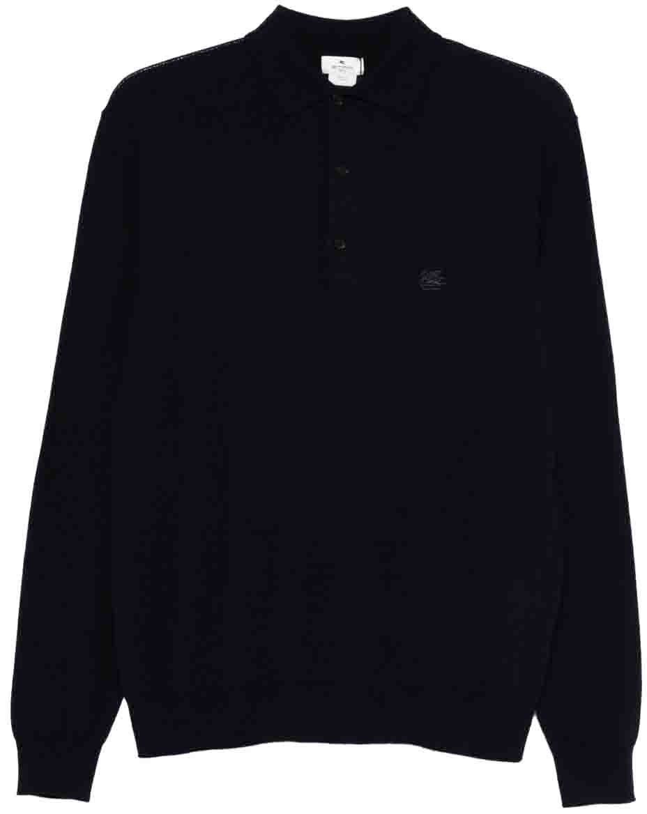 Etro Sweaters Blue Blauw