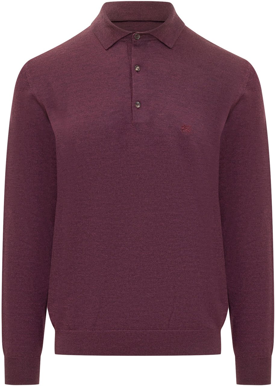 Etro Polo in lana Etro Paars