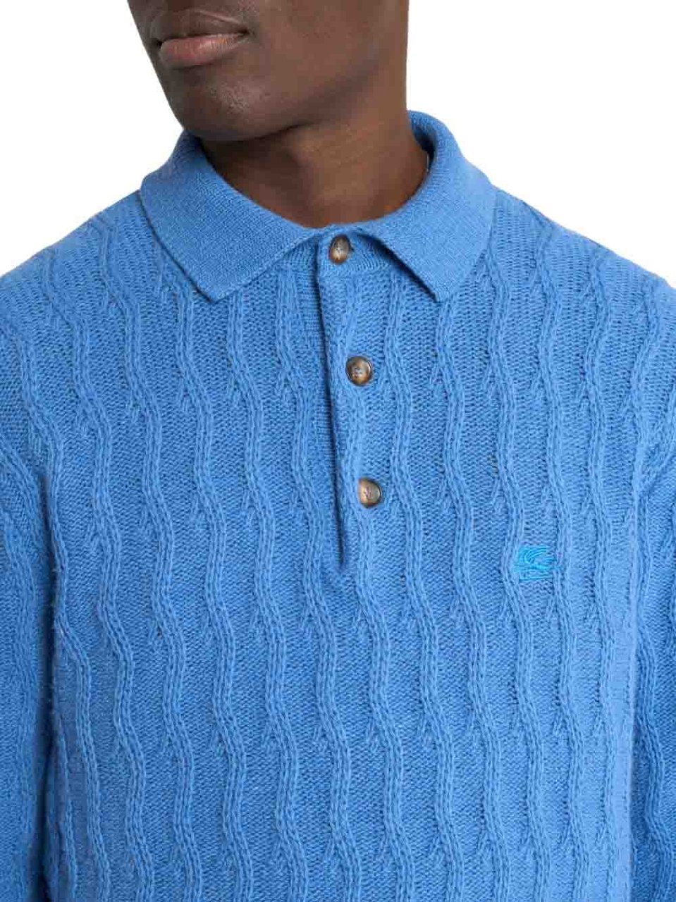Etro T-Shirts And Polos Royal Blue Blauw