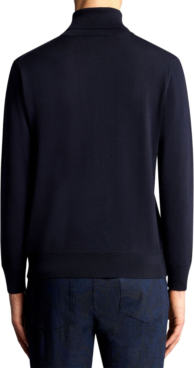 Etro Sweaters Blu Navy