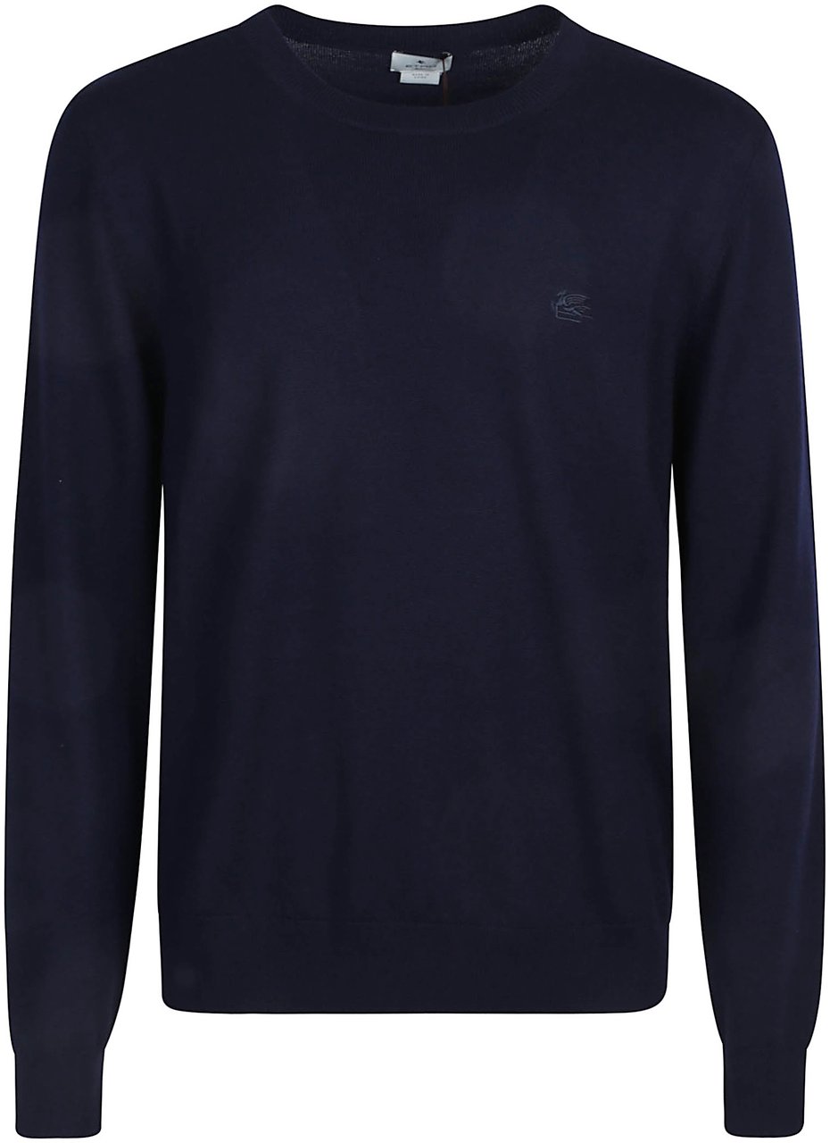 Etro Sweater Blue Blauw