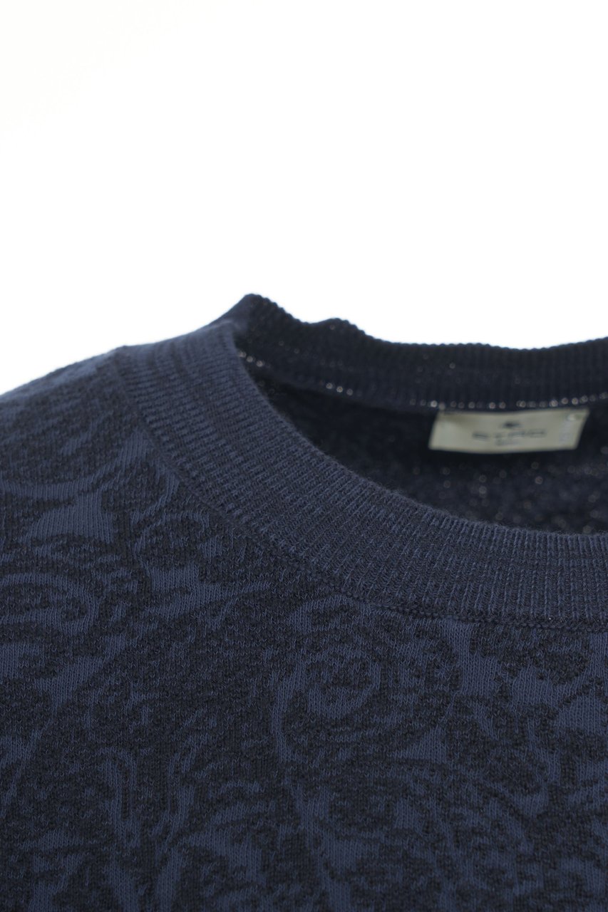 Etro Sweater with pattern Blauw