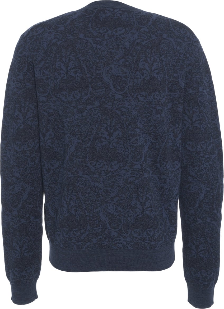Etro Sweater with pattern Blauw
