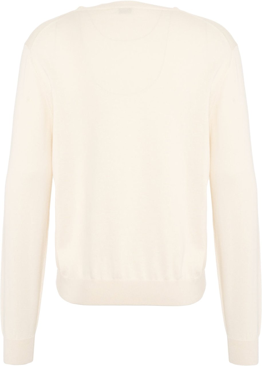 Etro Sweater with logo embroidery Beige