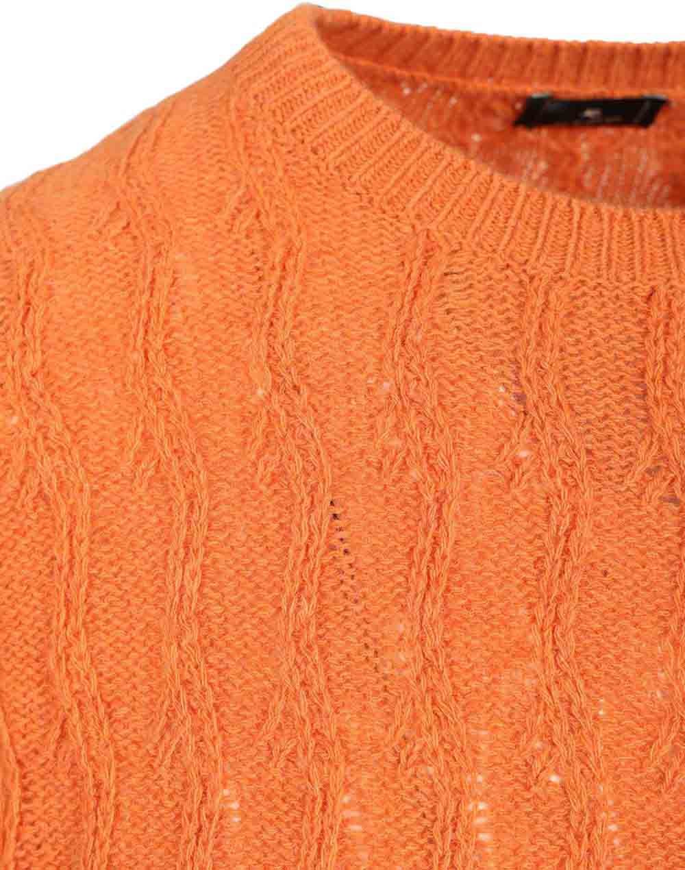 Etro Sweaters Arancione Oranje