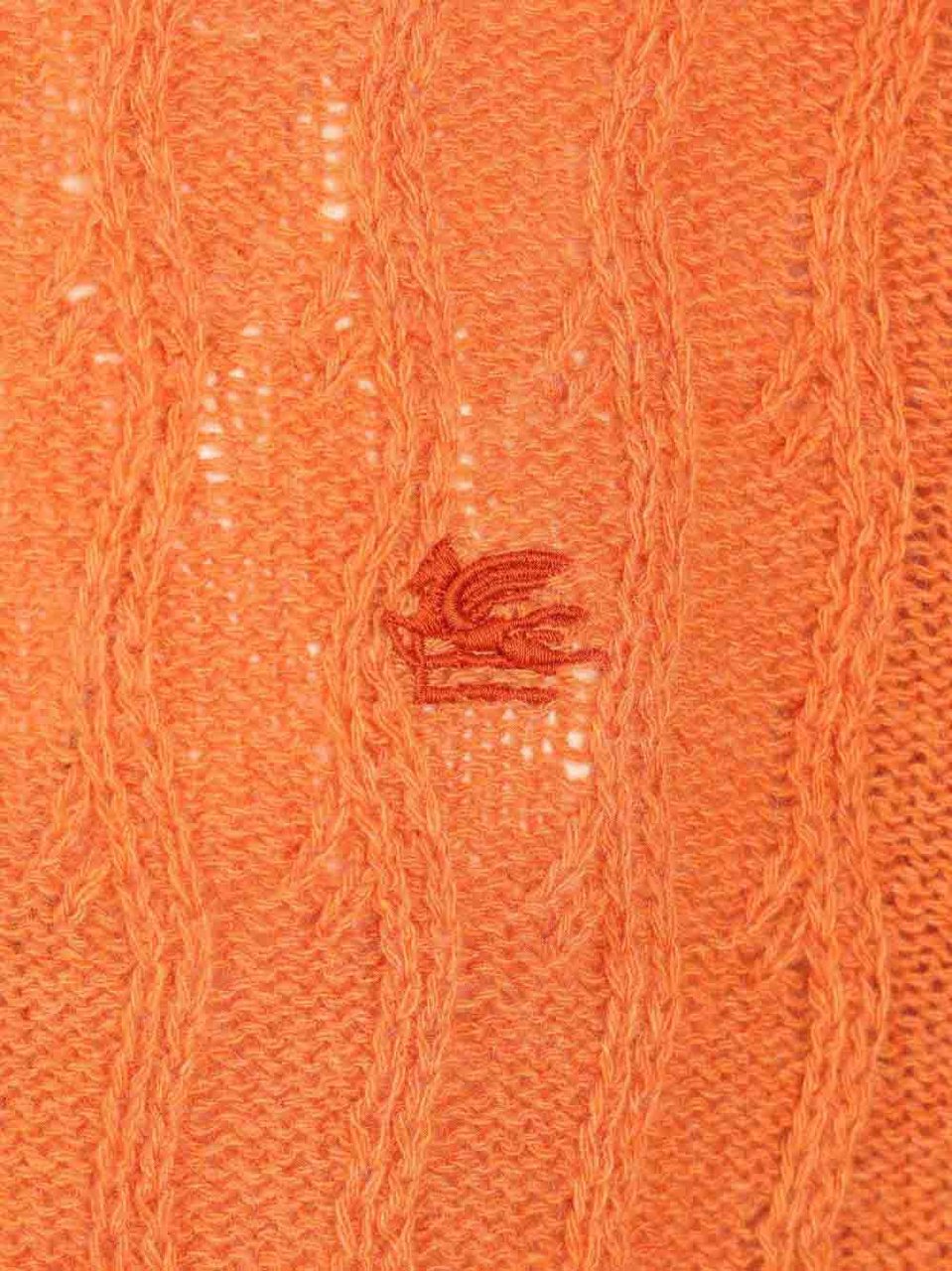 Etro Sweaters Arancione Oranje