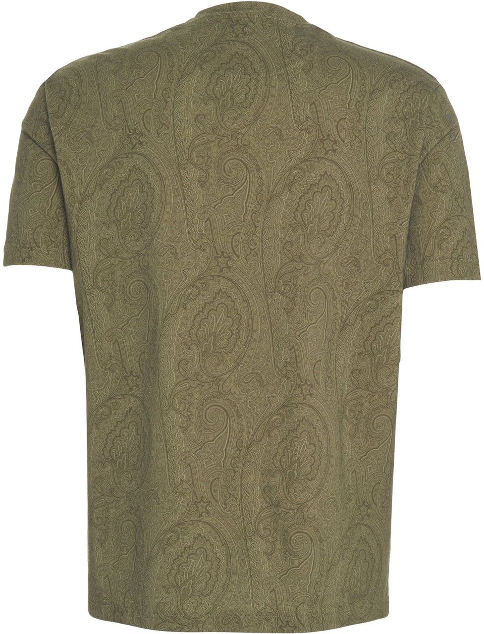Etro T-shirt with paisley pattern Groen