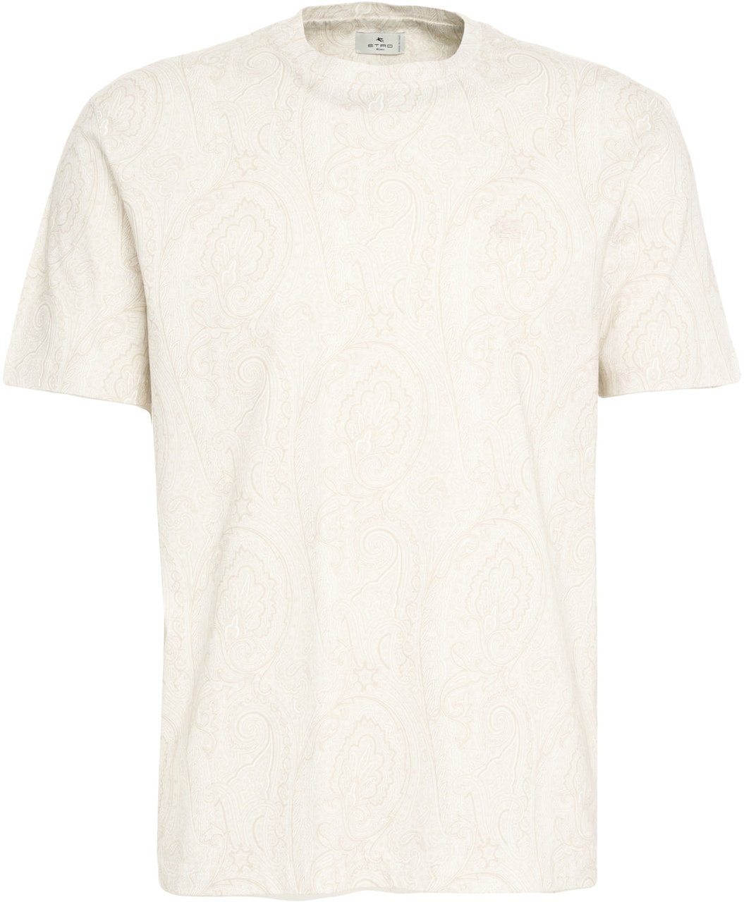 Etro T-shirt with paisley pattern Beige