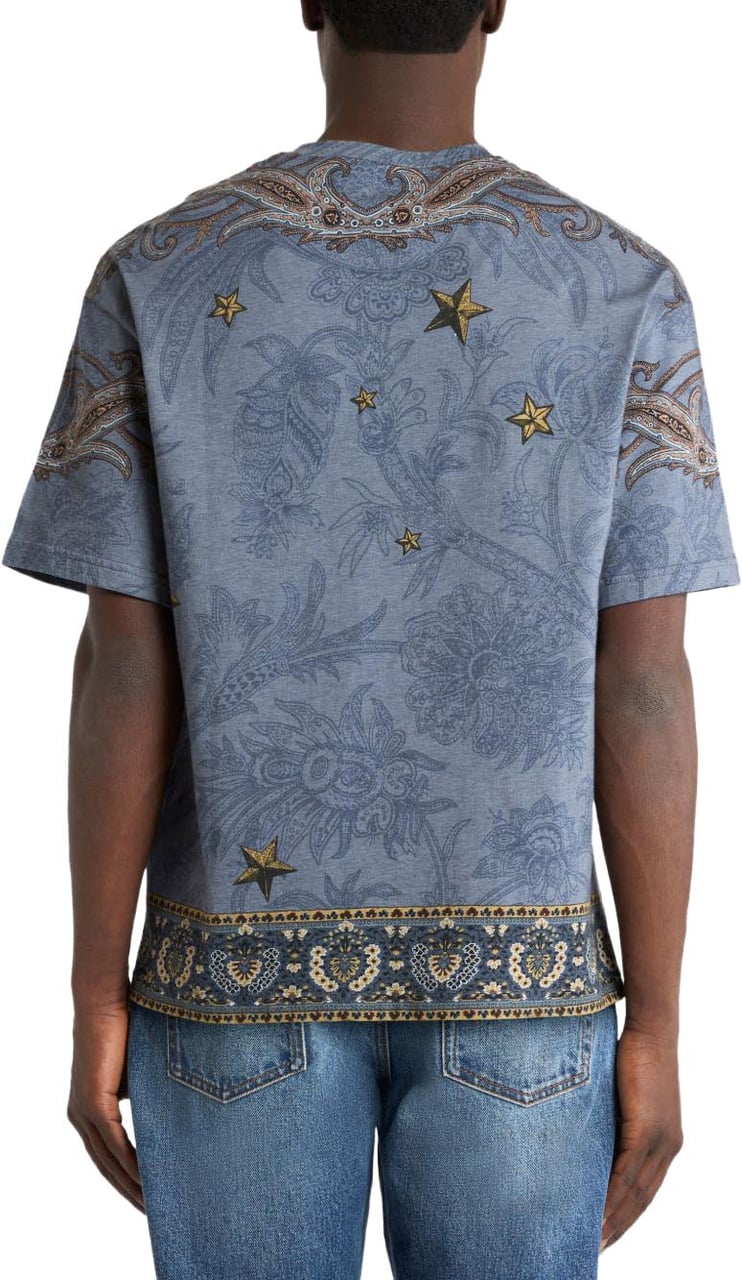 Etro T-Shirts And Polos Blauw