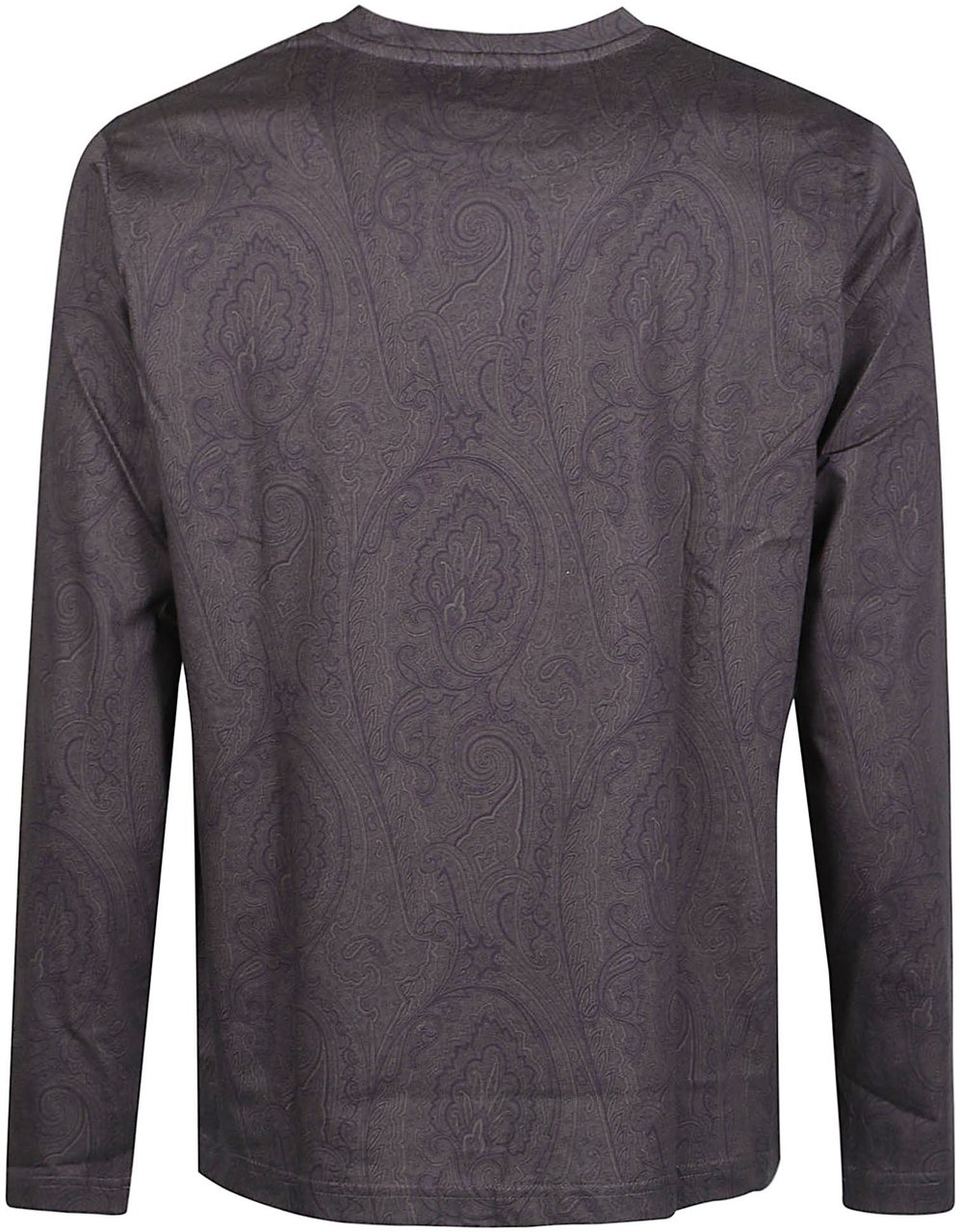 Etro Roma Long Sleeve T-shirt Blue Blauw