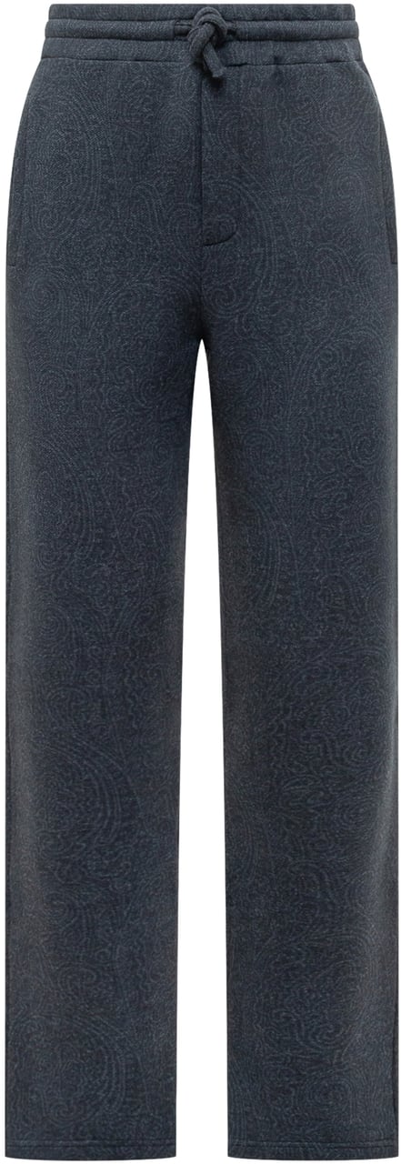 Etro Jogger Con Coulisse E Motivo Paisley Navy
